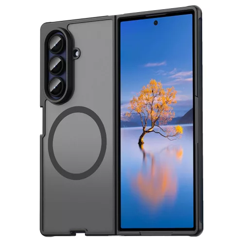 Techsuit - HaloFrost II MagSafe tok - Samsung Galaxy Z Fold7 - Fekete