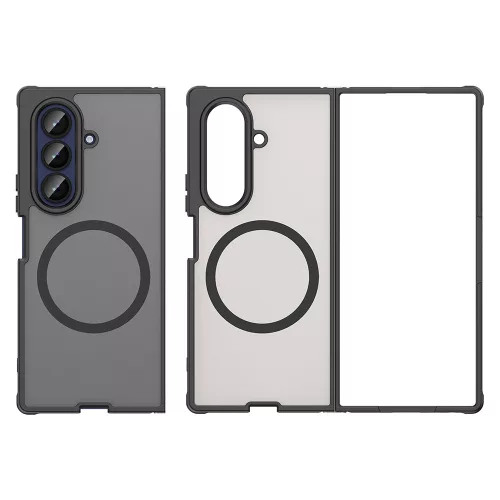 Techsuit - HaloFrost II MagSafe tok - Samsung Galaxy Z Fold7 - Fekete