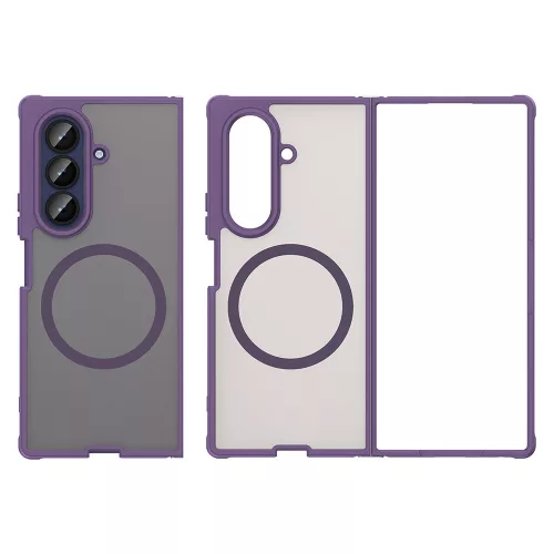 Techsuit - HaloFrost II MagSafe tok - Samsung Galaxy Z Fold7 - Lila