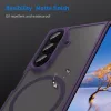 Techsuit - HaloFrost II MagSafe tok - Samsung Galaxy Z Fold7 - Lila