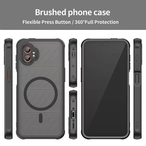 Techsuit - HaloFrost II MagSafe tok - Samsung Galaxy Xcover7 Pro - Zöld