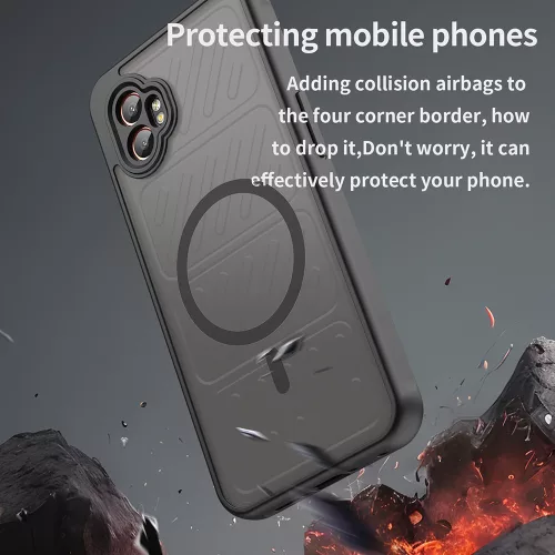 Techsuit - HaloFrost II MagSafe tok - Samsung Galaxy Xcover7 Pro - Sötétkék