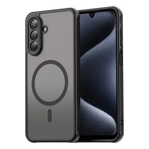 Techsuit - HaloFrost II MagSafe tok - Samsung Galaxy A17 5G / A17 4G - Fekete