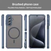 Techsuit - HaloFrost II MagSafe tok - Samsung Galaxy A17 5G / A17 4G - Sötétkék
