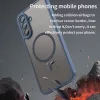 Techsuit - HaloFrost II MagSafe tok - Samsung Galaxy A17 5G / A17 4G - Sötétkék