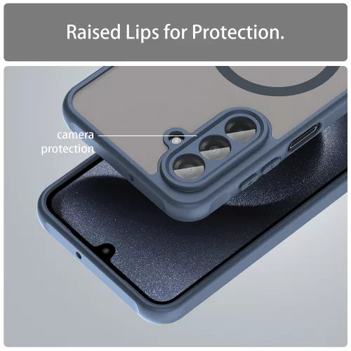 Techsuit - HaloFrost II MagSafe tok - Samsung Galaxy A17 5G / A17 4G - Sötétkék