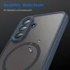 Techsuit - HaloFrost II MagSafe tok - Samsung Galaxy A17 5G / A17 4G - Sötétkék