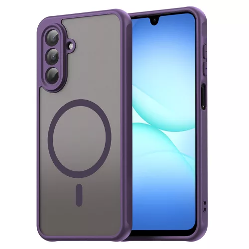 Techsuit - HaloFrost II MagSafe tok - Samsung Galaxy A17 5G / A17 4G - Lila