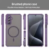 Techsuit - HaloFrost II MagSafe tok - Samsung Galaxy A17 5G / A17 4G - Lila