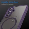 Techsuit - HaloFrost II MagSafe tok - Samsung Galaxy A17 5G / A17 4G - Lila