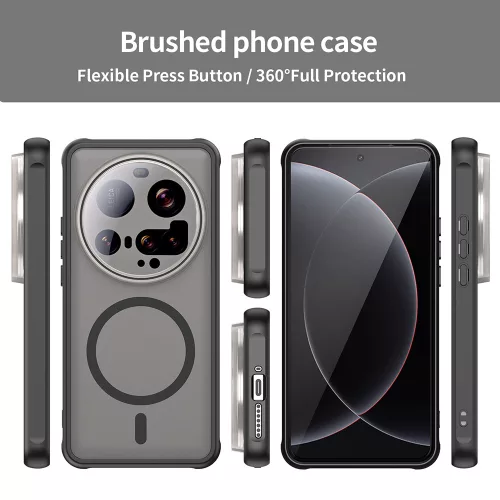 Techsuit - HaloFrost II MagSafe tok - Xiaomi 15 Ultra - Fekete