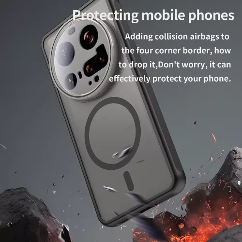 Techsuit - HaloFrost II MagSafe tok - Xiaomi 15 Ultra - Fekete