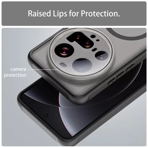 Techsuit - HaloFrost II MagSafe tok - Xiaomi 15 Ultra - Fekete