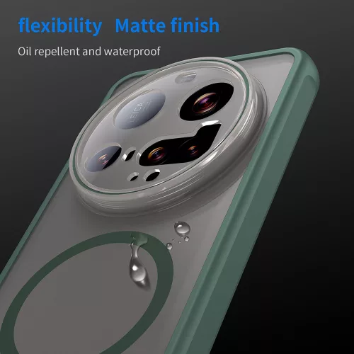 Techsuit - HaloFrost II MagSafe tok - Xiaomi 15 Ultra - Zöld