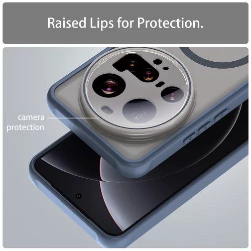 Techsuit - HaloFrost II MagSafe tok - Xiaomi 15 Ultra - Sötétkék