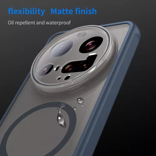 Techsuit - HaloFrost II MagSafe tok - Xiaomi 15 Ultra - Sötétkék