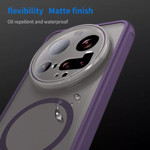 Techsuit - HaloFrost II MagSafe tok - Xiaomi 15 Ultra - Lila