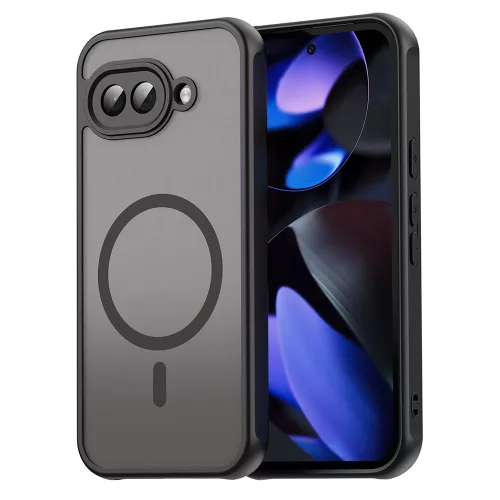 Techsuit - HaloFrost II MagSafe tok - Google Pixel 9a - Fekete