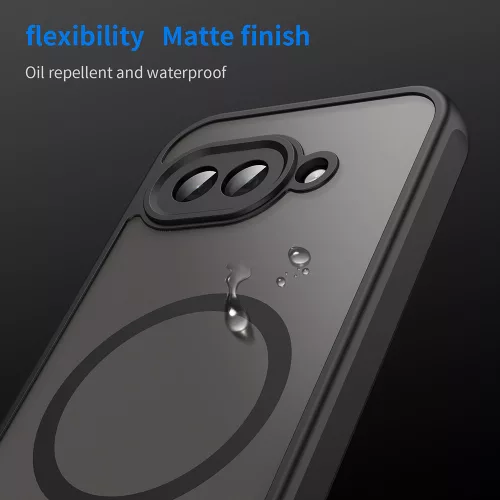 Techsuit - HaloFrost II MagSafe tok - Google Pixel 9a - Fekete