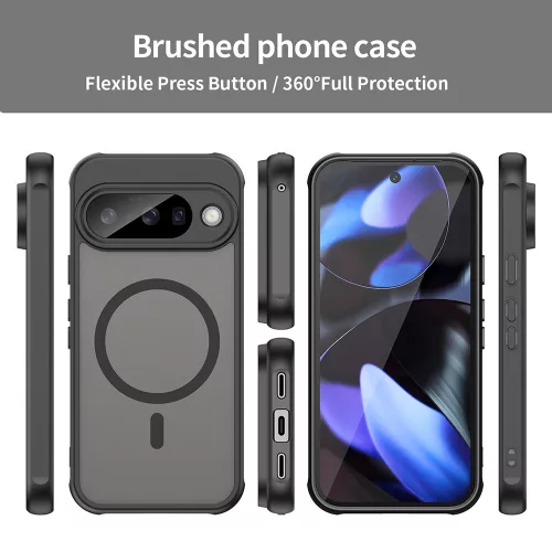 Techsuit - HaloFrost II MagSafe tok - Google Pixel 10 - Fekete
