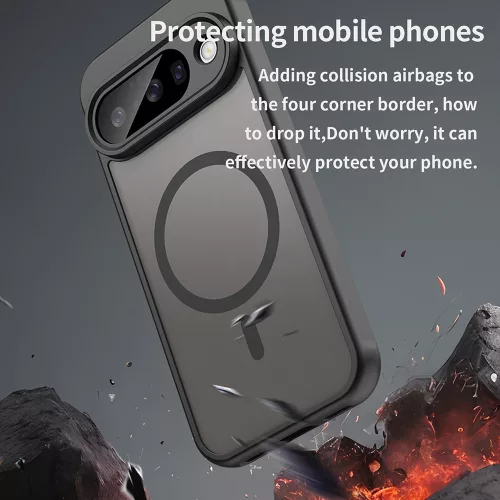 Techsuit - HaloFrost II MagSafe tok - Google Pixel 10 - Fekete