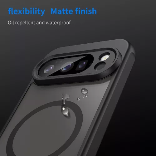 Techsuit - HaloFrost II MagSafe tok - Google Pixel 10 Pro - Fekete