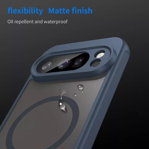 Techsuit - HaloFrost II MagSafe tok - Google Pixel 10 Pro - Sötétkék
