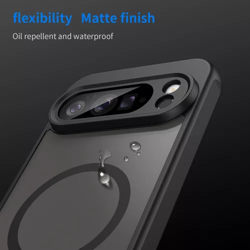 Techsuit - HaloFrost II MagSafe tok - Google Pixel 10 Pro XL - Fekete