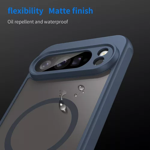 Techsuit - HaloFrost II MagSafe tok - Google Pixel 10 Pro XL - Sötétkék