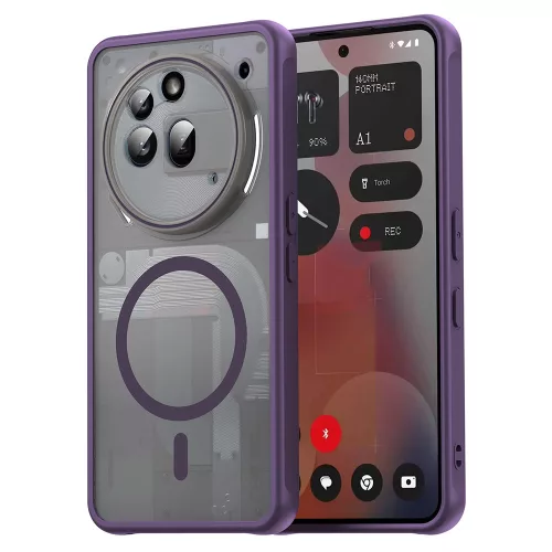 Techsuit - HaloFrost II MagSafe tok - Nothing Phone (3a) Pro - Lila