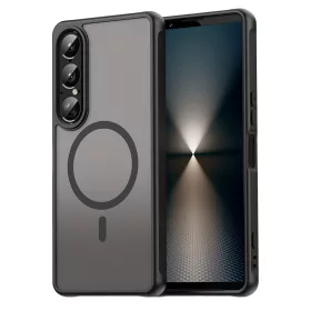   Techsuit - HaloFrost II MagSafe tok - Sony Xperia 1 VII - Fekete