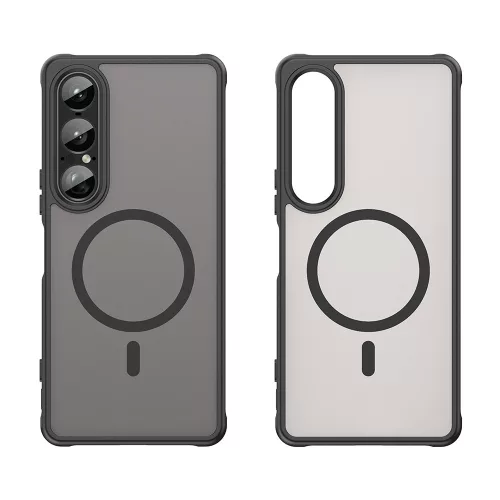 Techsuit - HaloFrost II MagSafe tok - Sony Xperia 1 VII - Fekete