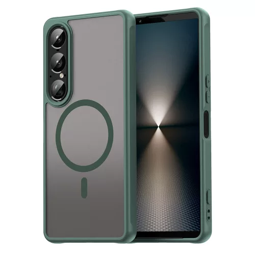 Techsuit - HaloFrost II MagSafe tok - Sony Xperia 1 VII - Zöld