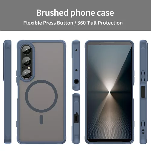 Techsuit - HaloFrost II MagSafe tok - Sony Xperia 1 VII - Sötétkék
