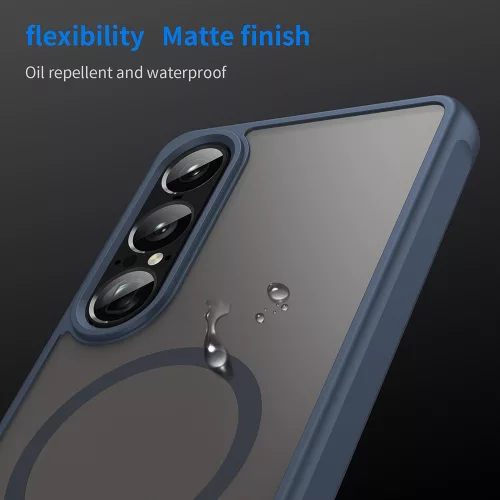Techsuit - HaloFrost II MagSafe tok - Sony Xperia 1 VII - Sötétkék