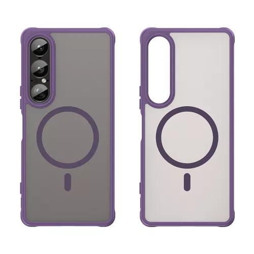Techsuit - HaloFrost II MagSafe tok - Sony Xperia 1 VII - Lila