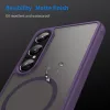Techsuit - HaloFrost II MagSafe tok - Sony Xperia 1 VII - Lila
