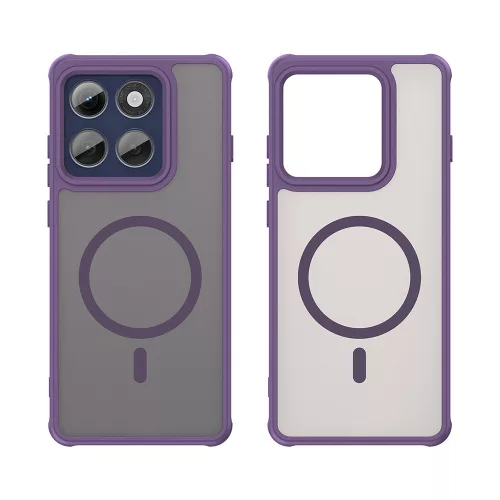 Techsuit - HaloFrost II MagSafe tok - Motorola Edge 60 Pro - Lila