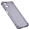 Techsuit - Shockproof Átlátszó Ütésálló Szilikon tok - Samsung Galaxy A07 4G - Átlátszó fekete