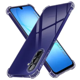   Techsuit - Shockproof Átlátszó Ütésálló Szilikon tok - Samsung Galaxy A17 5G / A17 4G - Átlátszó fekete