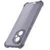 Techsuit - Shockproof Átlátszó Ütésálló Szilikon tok - Honor 400 - Átlátszó fekete