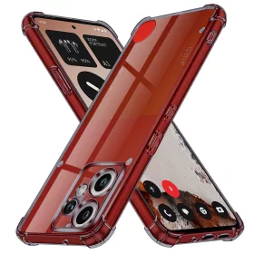   Techsuit - Shockproof Átlátszó Ütésálló Szilikon tok - Nothing CMF Phone 2 Pro - Átlátszó fekete