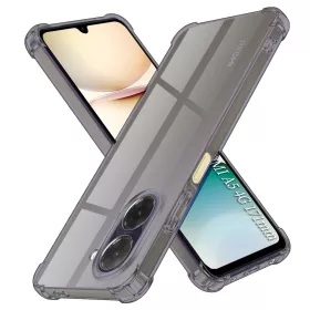   Techsuit - Shockproof Átlátszó Ütésálló Szilikon tok - Xiaomi Redmi A5 4G (Standard) - Átlátszó fekete