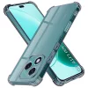 Techsuit - Shockproof Átlátszó Ütésálló Szilikon tok - Honor 400 Lite - Átlátszó fekete