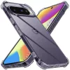 Techsuit - Shockproof Átlátszó Ütésálló Szilikon tok - Google Pixel 10 / 10 Pro - Átlátszó fekete