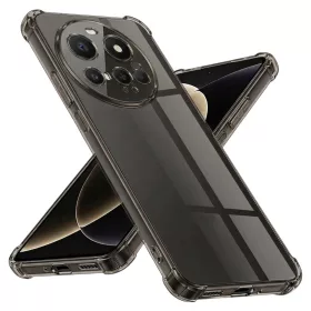  Techsuit - Shockproof Átlátszó Ütésálló Szilikon tok - Xiaomi 15 Ultra - Átlátszó fekete