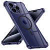 Techsuit - Shockproof Átlátszó Szilikon Magsafe tok - iPhone 15 Pro - Átlátszó fekete