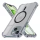 Techsuit - Schockproof Átlátszó Szilikon Magsafe tok - iPhone 15 Plus - Átlátszó fekete