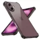 Techsuit - Shockproof Átlátszó Ütésálló Szilikon tok - iPhone 16 Plus - Átlátszó fekete