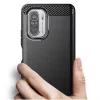 Techsuit - Carbon szilikon tok - Xiaomi Mi 11i / Poco F3 - Fekete